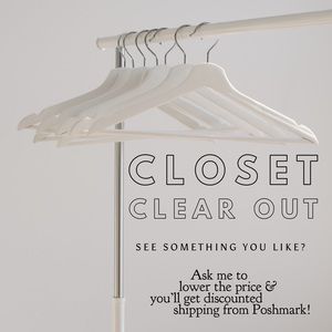 Request a Closet Clear Out Deal! 🛍
